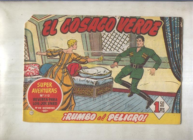 El Cosaco Verde original numero 011: Rumbo al peligro (numerado 1 en trasera)
