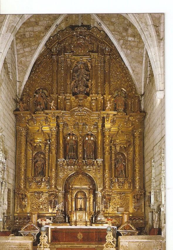 Postal 025603 : Altar Mayor y presbiterio S. XVIII Covarrubias /Burgos)