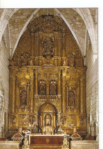 Postal 025603 : Altar Mayor y presbiterio S. XVIII Covarrubias /Burgos)
