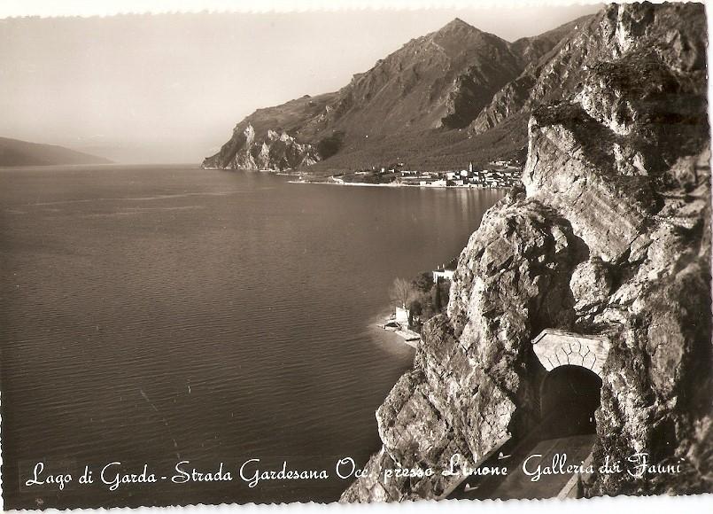 Postal 035686 : Lago di Garda - Strada Gardesana - Galleria dei Fauni