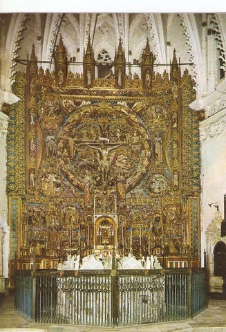 Postal 043400 : Burgos. La Cartuja. Altar Mayor
