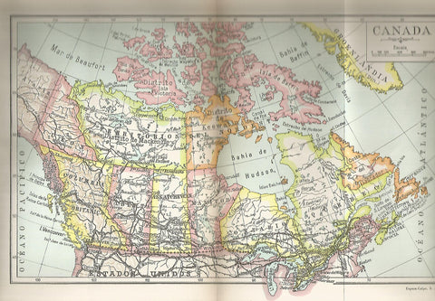 Lamina 133: Mapa de Canada
