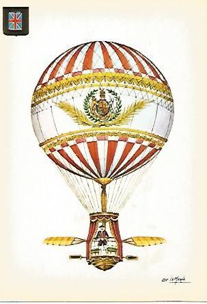 POSTAL 53144: GLOBO DE LUNARDI. 1785