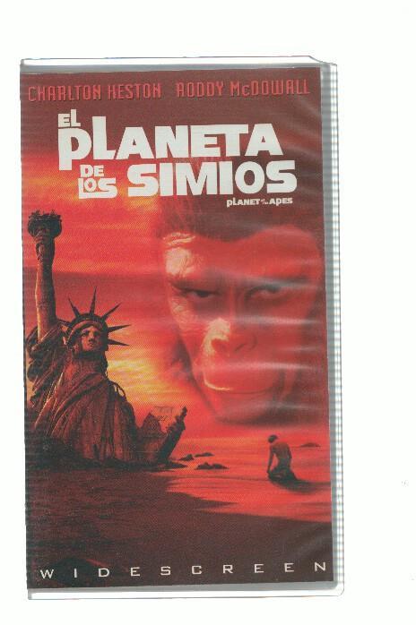 Pelicula VHS: EL PLANETA DE LOS SIMIOS - Franklin J. Schaffner