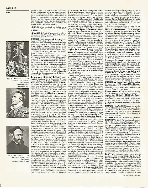 LAMINA LAROUSSE 70135: San Ignacio de Loyola