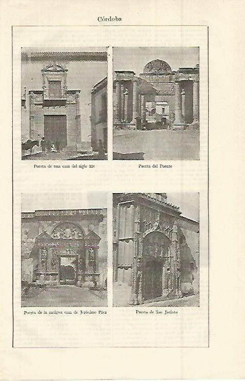 LAMINA ESPASA 14957: Puertas de Cordoba