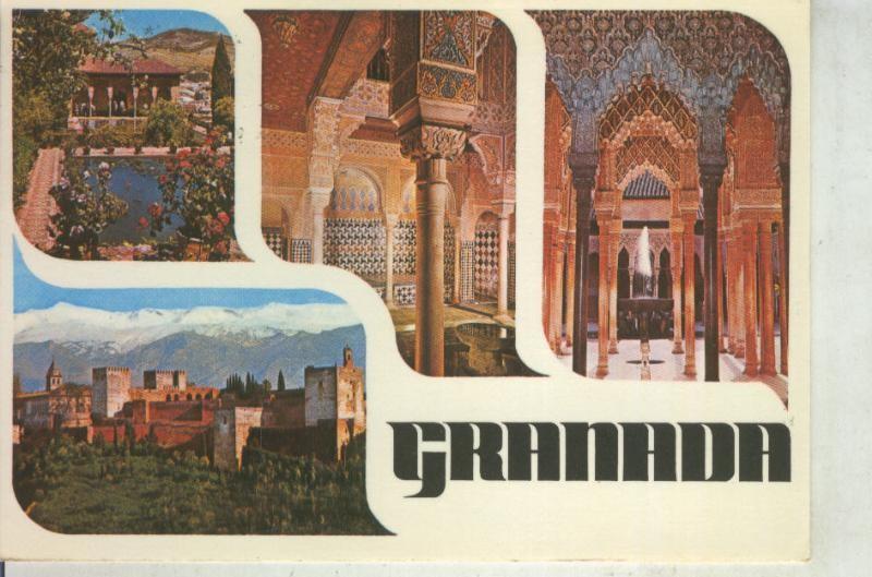 Postal 011561: Vistas varias de la Alhambra de Granada