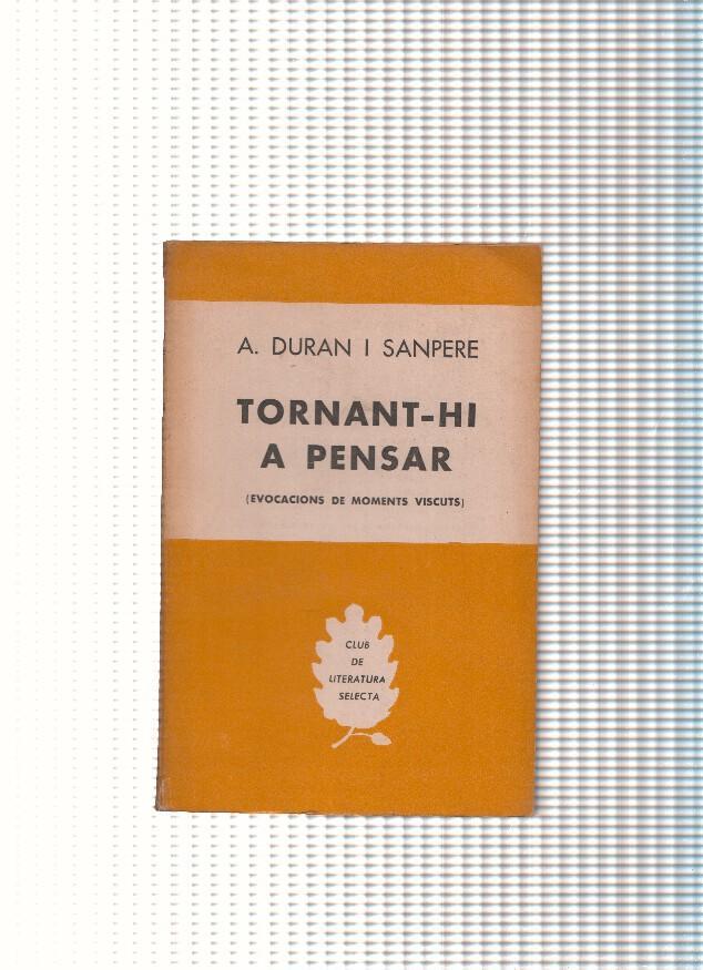 Tornant hi a pensar