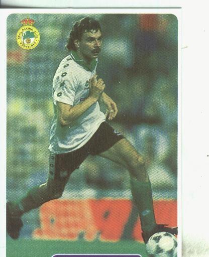 Cromos: Las fichas de la liga 95/96-Racing Santander: Zygmantovich