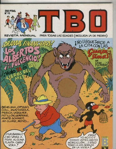 TBO de Ediciones B numero 015: portada de Benejam (Morcillon y Babali)