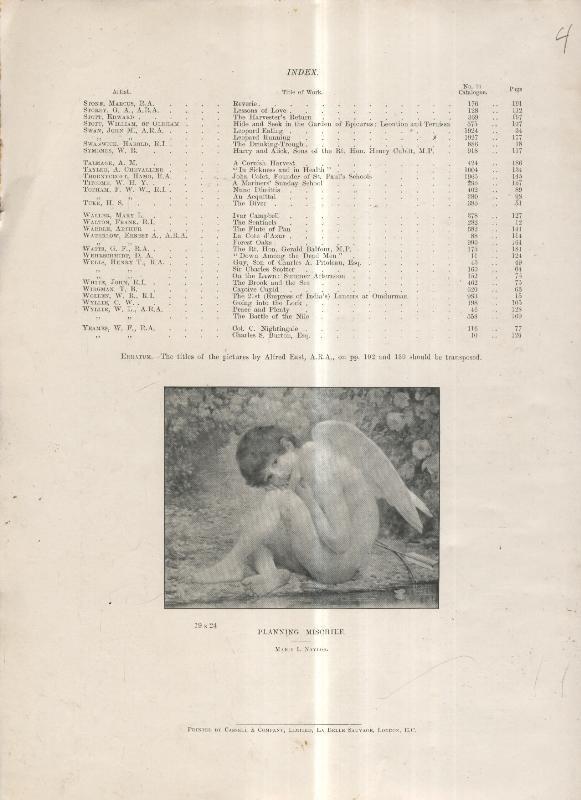 Lamina 004: Planning Mischief de Marie I. Naylor