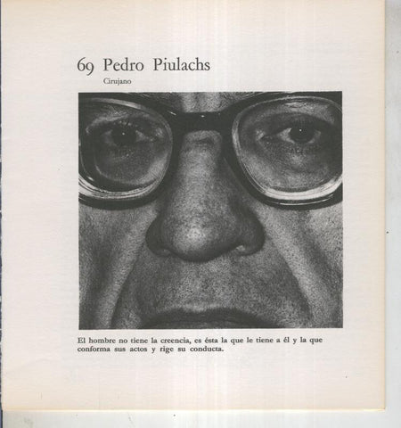 Ficha 069: Pedro Piulachs: Cirujano