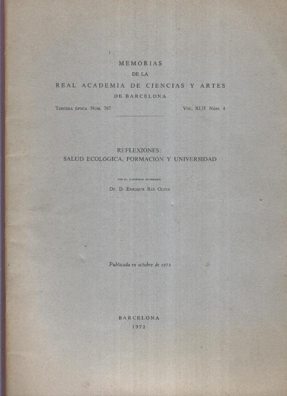 Memories de la Real Academia de Ciencies i Arts de Barcelona numero 04 volumen XLII