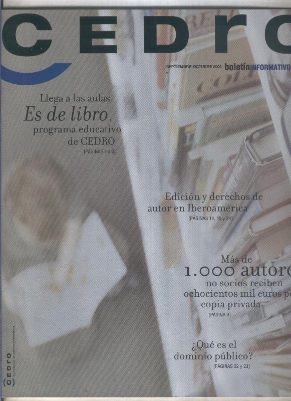 Cedro boletin informativo numero 56 (septiembre-octubre 2006)