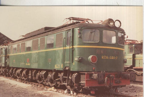 Postal 014206: Fotografia año 1983 en museo ferrocarril de ? 