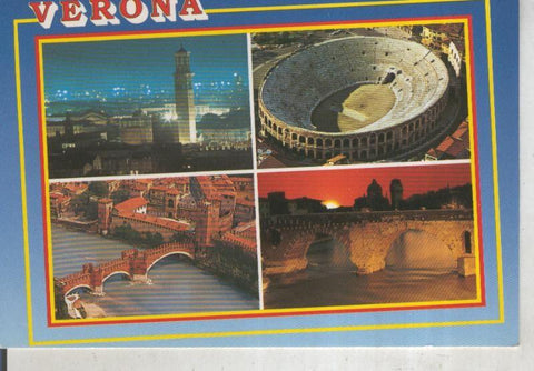 Postal 015849: Vistas diversas de Verona, italia