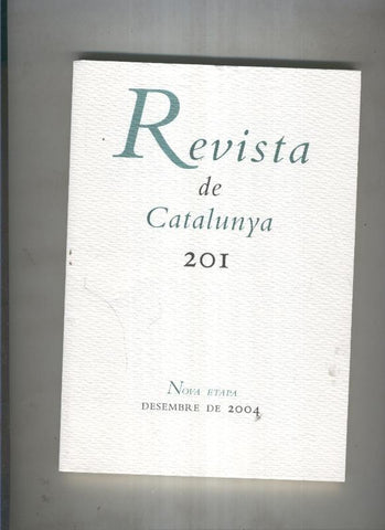 Revista de catalunya numero 201