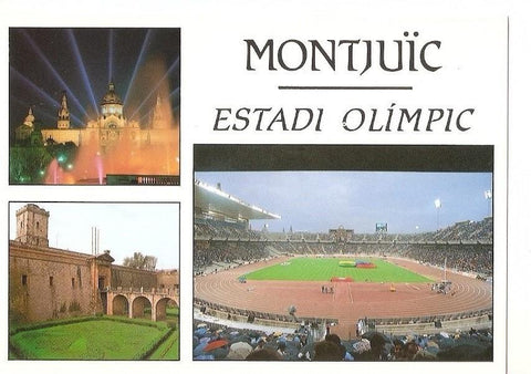 Postal 029182 : Montjuïc, estadi Olimpic