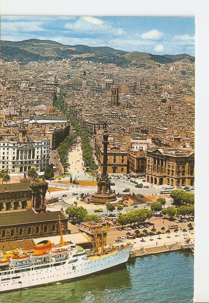 Postal 037893 : Barcelona. Vista parcial  