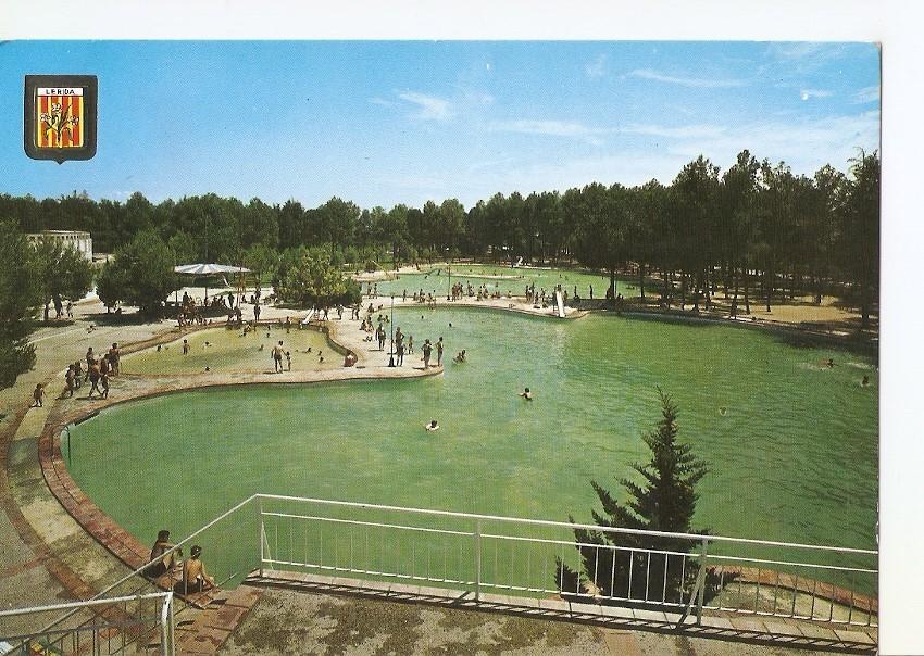 Postal 039958 : Lleida. Parc Municipal de les Basses. Piscinas Familiars