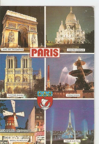 Postal 043021 : Paris la nuit
