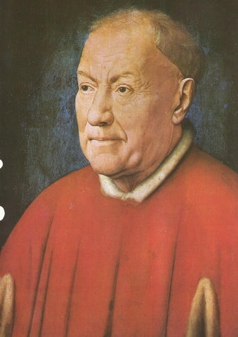 Lamina 063: Jan van Eyck: Retrato del cardenal Nicola Albergati