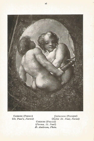 Lamina 100: CORREGGIO. Querubines