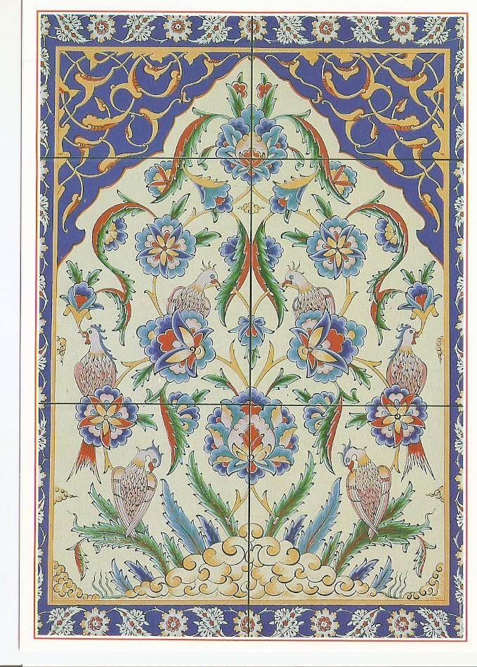 Postal 046827 : Tuskish art of tiles painting