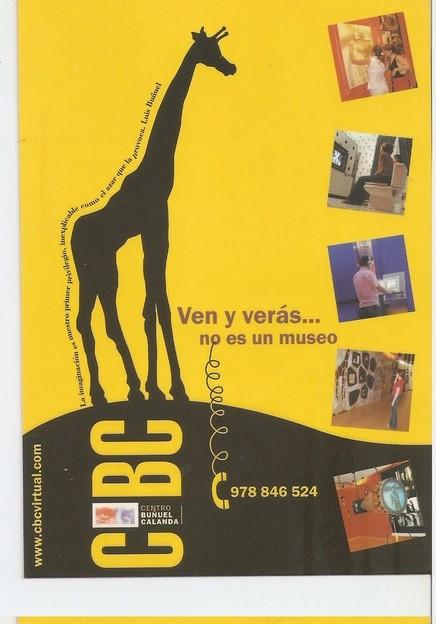 Postal 047321 : CBC Centro Buñuel Calanda
