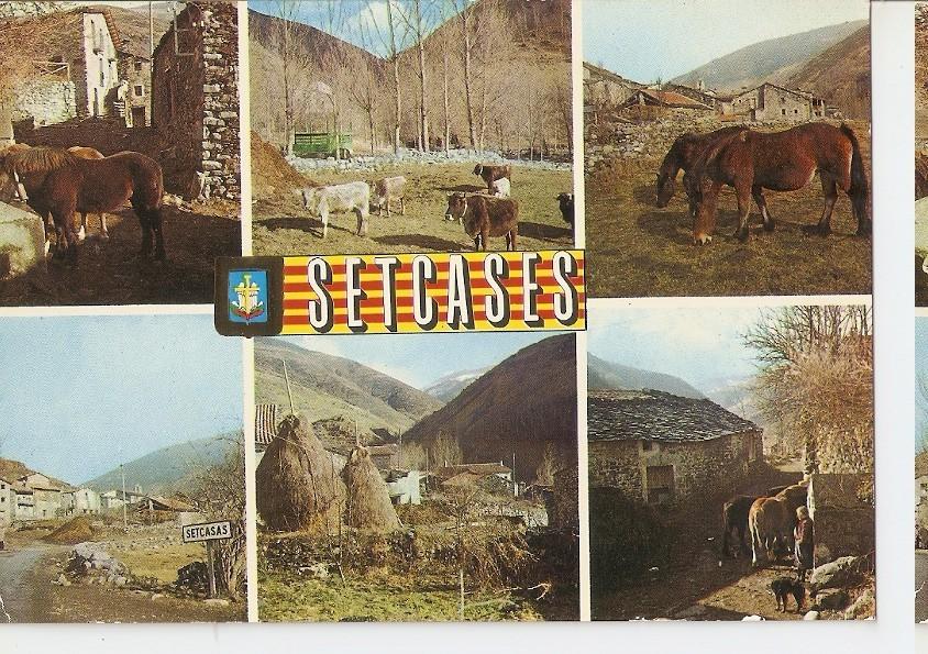 Postal 044979 : Setcases (Girona) Pirineu Catala. Diferents aspectes