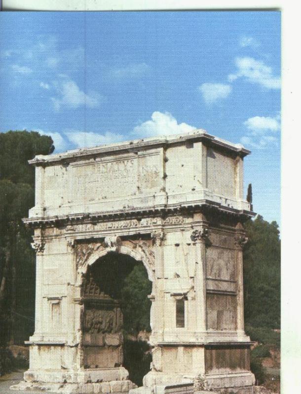 Postal: Arte Romano: Arco de Tito en Roma
