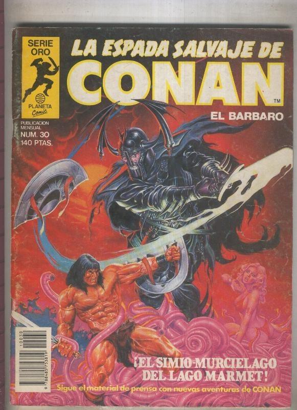 La Espada Salvaje de Conan primera edicion numero 030 (numerado 2 en trasera)