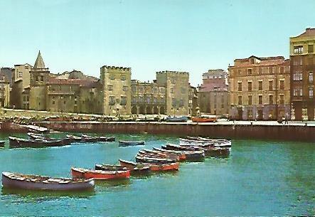 POSTAL 55675: GIJON. Puerto interior