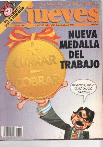 EL JUEVES numero 0860 - POSTER CENTRAL PAUL & LINDA