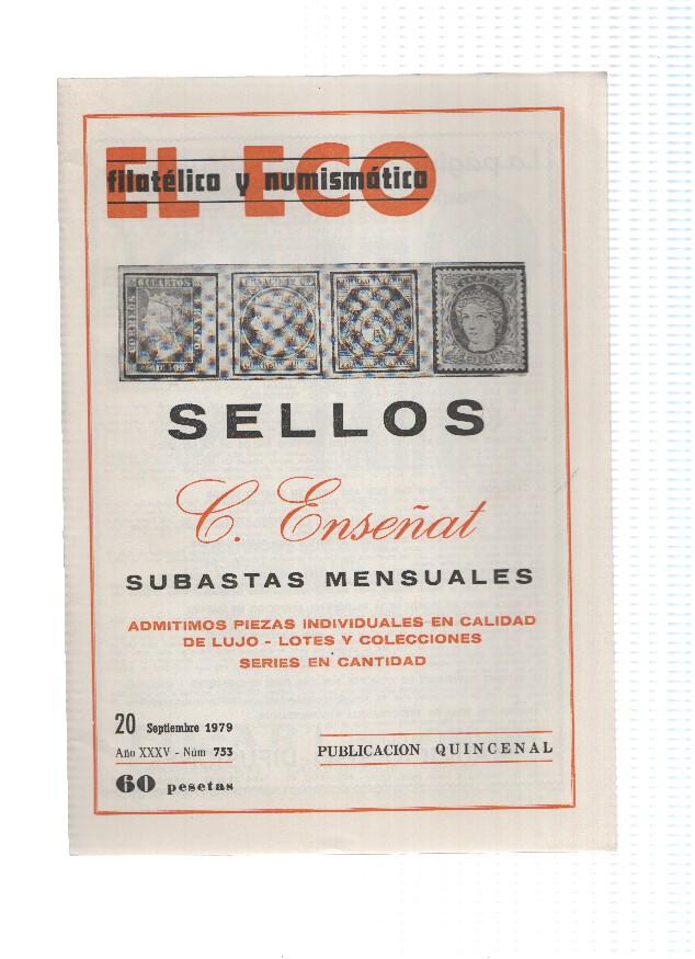El Eco Filatelico y Numismatico numero 0753: Exposicion en Zaragoza