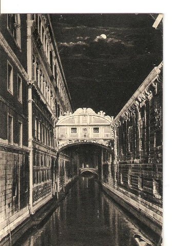 Postal 036661 : Venezia. The Bridge of Sights by Night