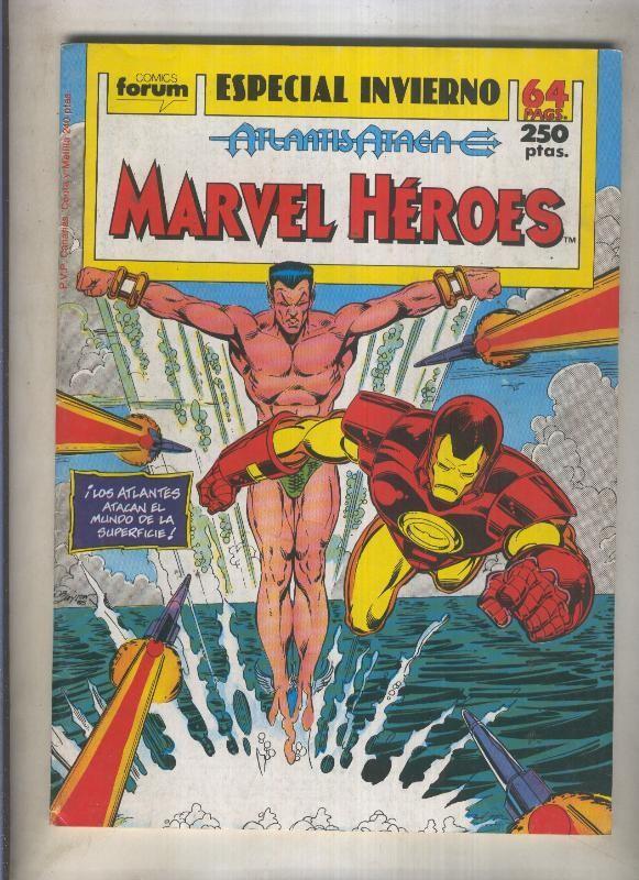 Marvel Heroes especial invierno 1989: Atlantis ataca (numerado 2 en trasera)