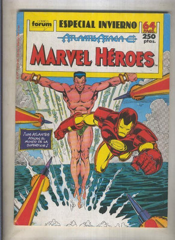 Marvel Heroes especial invierno 1989: Atlantis ataca (numerado 2 en trasera)