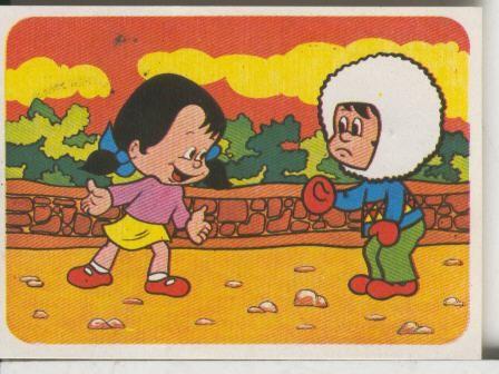 Cromos: Juego de refranes numero 41: Mientras yo vaya caliente riase la gente