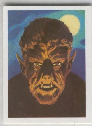 Cromos: Historias de Terror numero 052: El hombre lobo