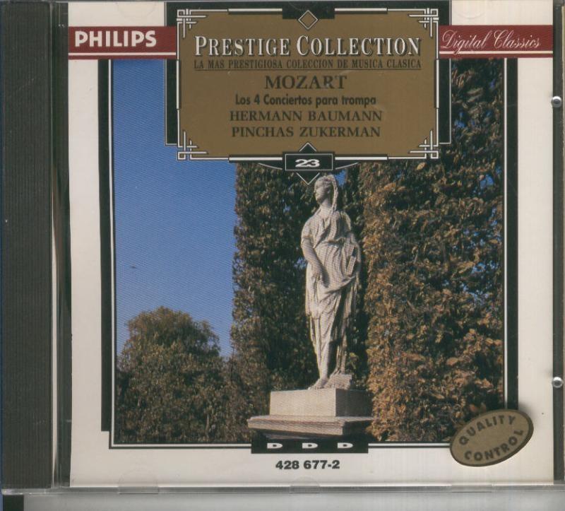 CD Musica Clasica: Mozart: Los 4 conciertos para trompa