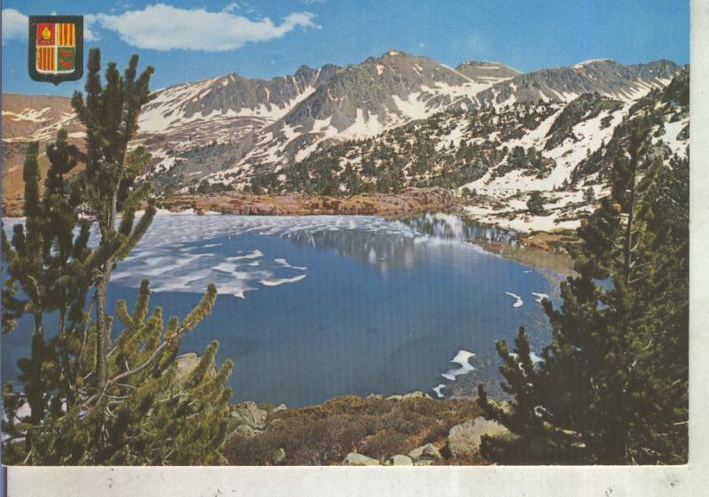 Postal 012430: Lago de Els Pessons en Andorra