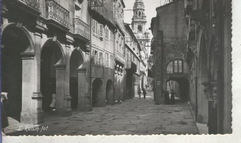 Postal 013949: Calle del Villar de Santiago de Compostela