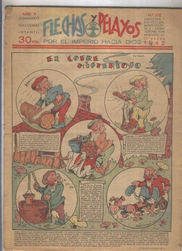 Flechas y Pelayos numero 172 del 22.marzo.1942