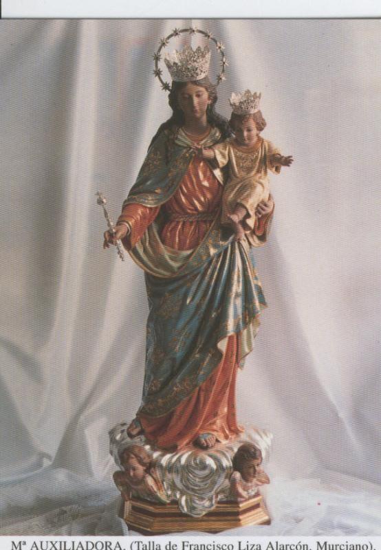Postal 015468: Virgen Maria Auxiliadora (Francisco Liza Alarcon)
