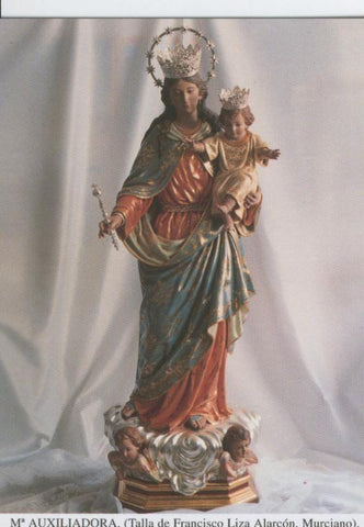Postal 015468: Virgen Maria Auxiliadora (Francisco Liza Alarcon)
