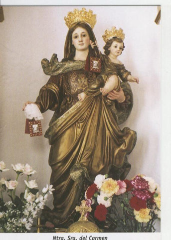 Postal 015526: Virgen Nuestra Señora del Carmen