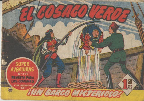El Cosaco Verde original numero 040: Un barco misterioso
