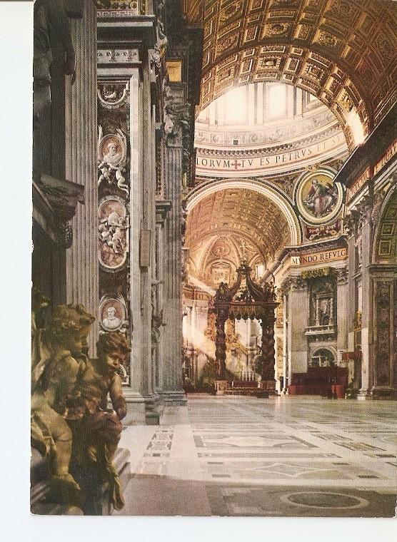 Postal 021667 : S. Pietro basilica inside