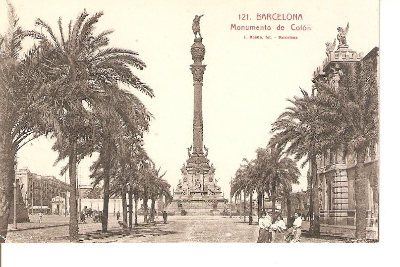 Postal 027481 : Barcelona. Monumento de Colon
